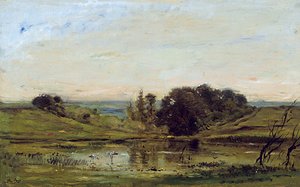 Ensomhet av Charles Francois Daubigny