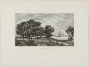 Stormfullt vær av Charles Francois Daubigny