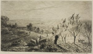 Soloppgang av Charles Francois Daubigny