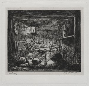 Båtturen: Sengetøy ombord på "Botin" (natt på båten) av Charles Francois Daubigny