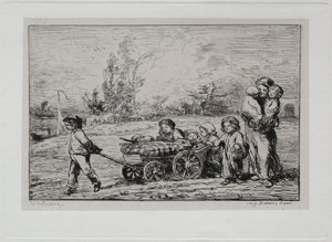 Båtturen: Flytte inn i "Le Botin" (skipets møbler) eller flytte til båten av Charles Francois Daubigny