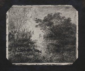 Hjorten av Charles Francois Daubigny