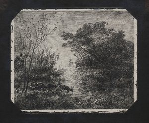 Hjorten, 1862. av Charles Francois Daubigny