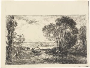 Den hydrauliske maskinen av Charles Francois Daubigny