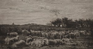 Den store sauefolden av Charles Francois Daubigny