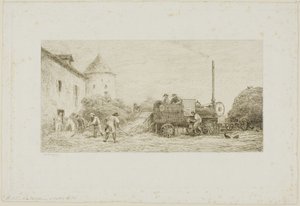 Høstemaskinen av Charles Francois Daubigny