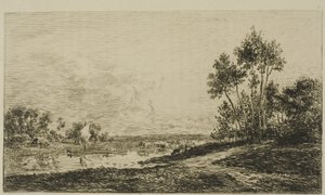Seinen ved Port Maurin av Charles Francois Daubigny