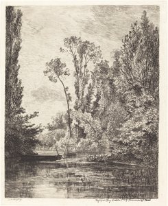 Jomfruøyene i Bezons av Charles Francois Daubigny