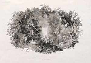 Vinterhagen, 1842-1843. av Charles Francois Daubigny