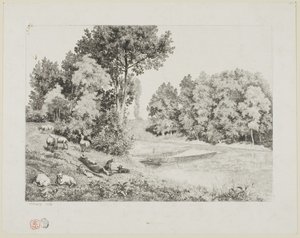 Utsikt tatt ved Bas-Meudon av Charles Francois Daubigny