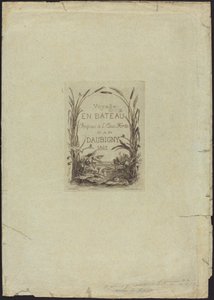 Innpakning for "Båttur" av Charles Francois Daubigny
