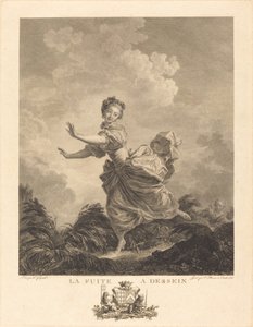 Lekker med vilje av Charles François Adrien Macret and Jacques Couché after Jean Honoré Fragonard