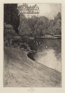 Litt av Central Park, sannsynligvis 1918.