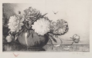 Uten tittel Peonies in a Bowl, 1890.