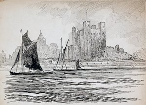 Rochester Castle, Kent, 1892-1933 av Charles George Harper