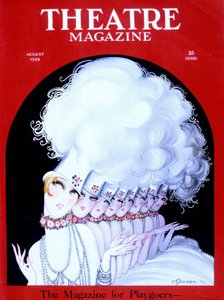 Kabaretdansere på forsiden av det amerikanske magasinet Théatre Magazine, august 1924 (gravering)