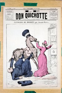 Omslag til "Don Quixote", nummer 335, Satirical in Colors av Charles Gilbert Martin