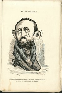 Illustrasjon av Charles Gilbert-Martin (1839-1905) i "" Contemporary Grimaces"" av Charles Gilbert Martin