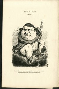 Illustrasjon av Charles Gilbert-Martin (1839-1905) i "" Contemporary Grimaces"" av Charles Gilbert Martin