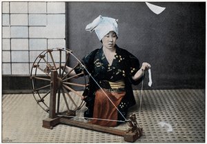 Spinning Wheel, c1890
