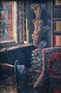 Interiør (olje) av Charles Ginner