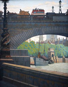 Old Waterloo Bridge (olje)