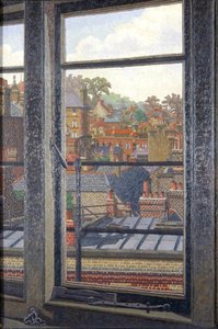 Tak (olje på lerret) av Charles Ginner