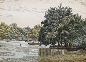 The Serpentine, Hyde Park av Charles Ginner