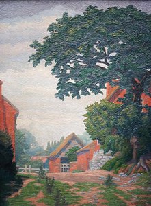 Woodlane Farm, Bearley (olje)