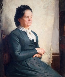 Portrett av kunstnerens mor, 1885.