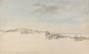 Lisboa fra klosteret St. Francis da Citadel av Charles Gore