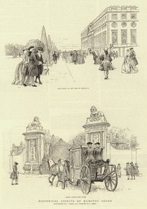 Historiske aspekter ved Hampton Court av Charles Green