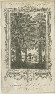 Boscobel - The Royal Oak: gravering og [?1800-tallet]