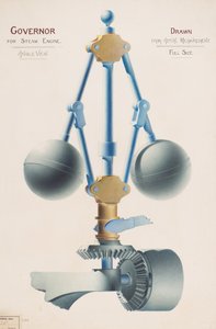 Guvernør for Steam Engine - Angle View