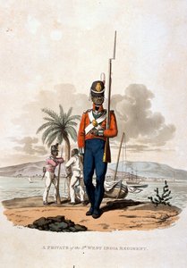 En menig fra 5th West India Regiment, fra 