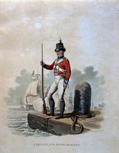 En menig fra Royal Marines, fra 