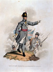 Infanterioffiser i marsjorden, fra 