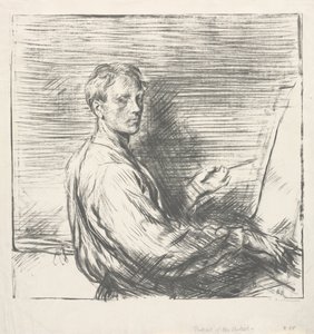 Portrett av kunstneren, nr. 1, 1905. av Charles Haslewood Shannon