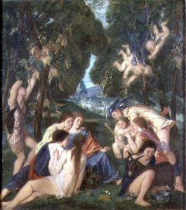 Barndommen til Bacchus av Charles Haslewood Shannon