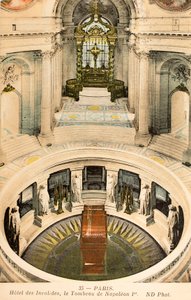 Postkort/Napoleon I-grav/Invalides/Paris/Seine/Ile de France/Frankrike