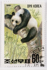 Frimerke/Nord-Korea/Ailuropoda melanoleuca/Grand panda/Giant Panda