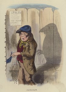 Jack-Daw (farget gravering) av Charles Henry Bennett