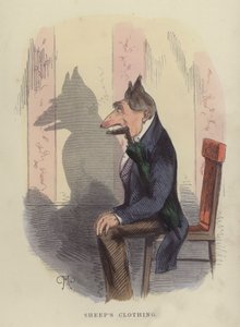 Saueklær (farget gravering) av Charles Henry Bennett