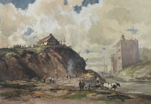 The Way the City is Built, 1877 (wc på papir) av Charles Henry Miller