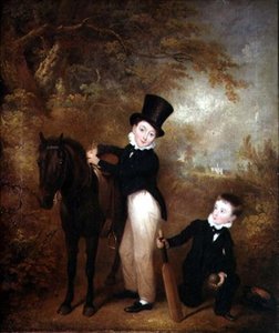 Portrett av William og Charles Chadwick på Burley Lodge