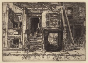 The Condemned Tenement, NY av Charles Henry White