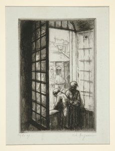 Et vindu av den gamle H?tel-Dieu av Charles Heyman