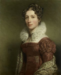 Jacoba Vetter (1796-1830), kone til Pieter Meijer Warnars, bokhandler i Amsterdam av Charles Howard Hodges