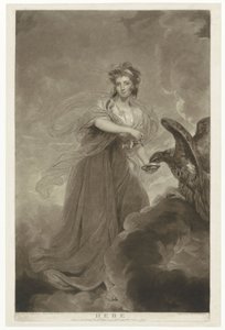 Portrett av Sophie Musters som Hebe Hebe (tittel på objekt)