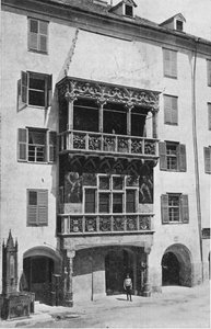 Det gyldne tak. Innsbruck, ca 1913